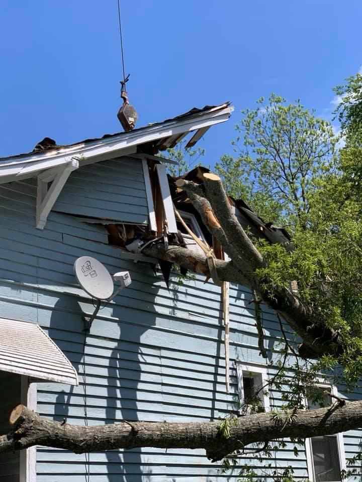 Tree Has Fallen on the Roof — Sanford, NC — Phil Stone & Sons Tree Removal