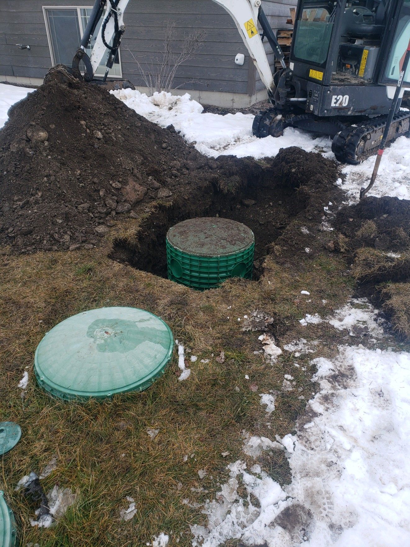 Installing Septic Tank — Kalispell, MT — Surefire Septic Maintenance