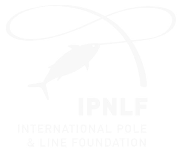 The logo for the international pole and line foundation has a fish on it.