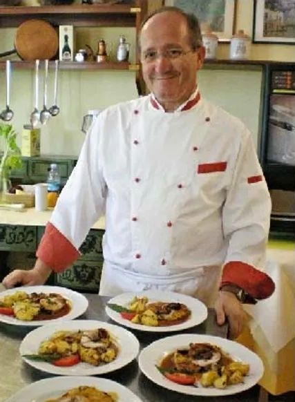 Paolo Monti, one of Tuscany's leading Chefs! 