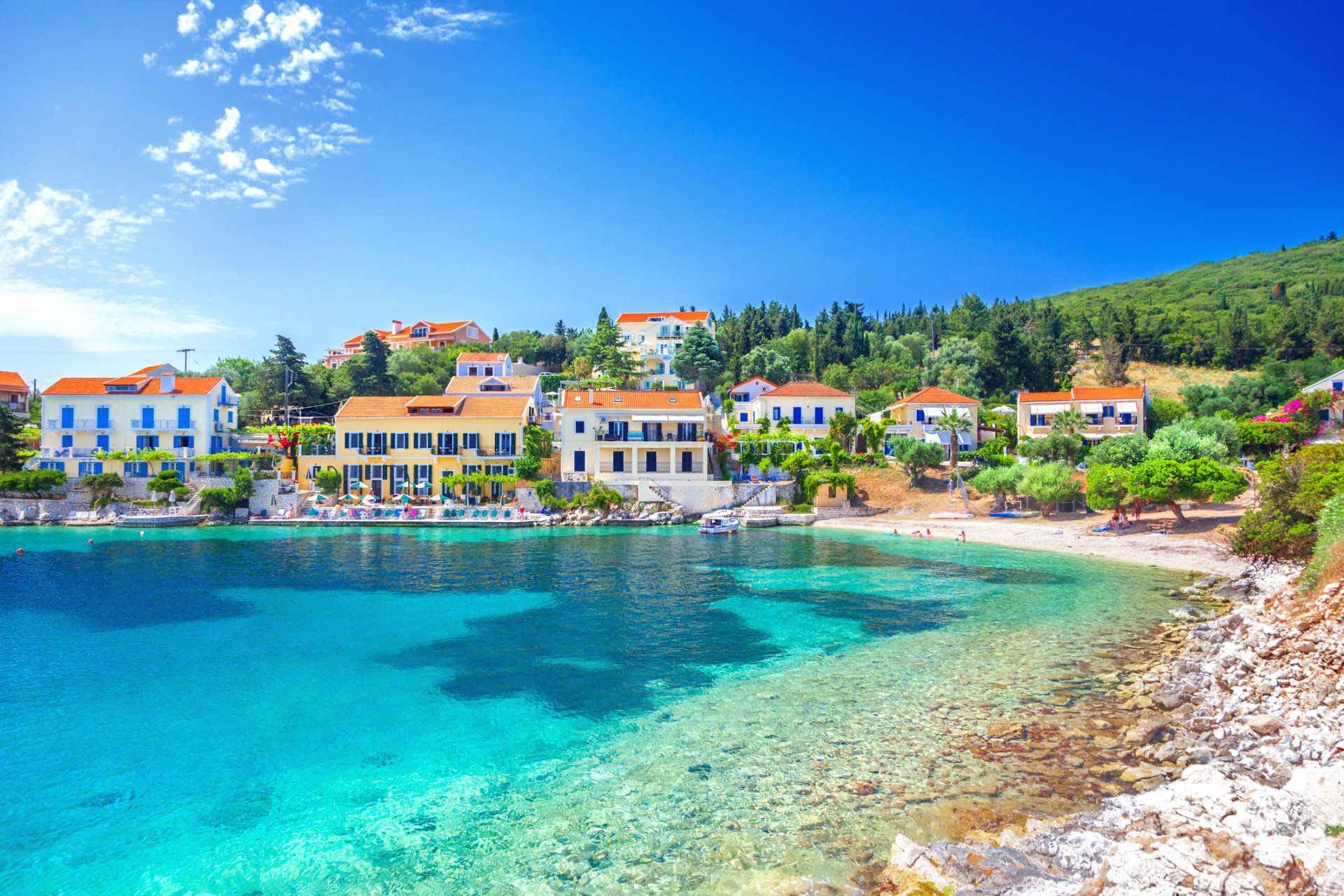 Fiskardo Village, Kefalonia Island, Greece