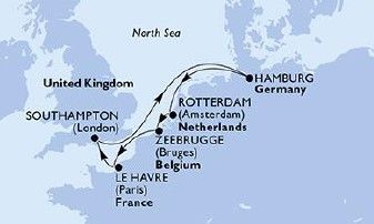 MSC Christmas Cruise Itinerary