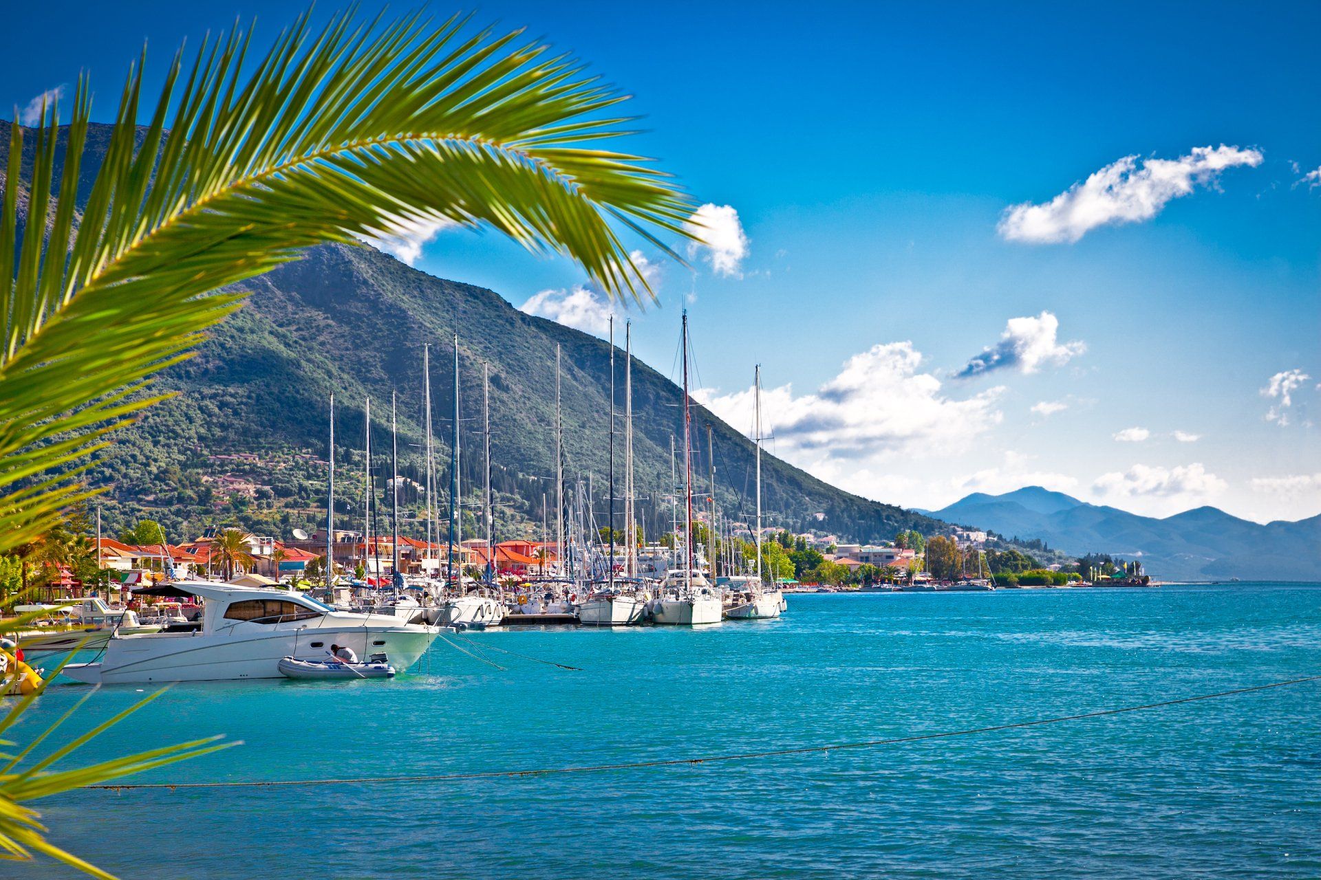 Nidri Harbour, Lefkada, Greece