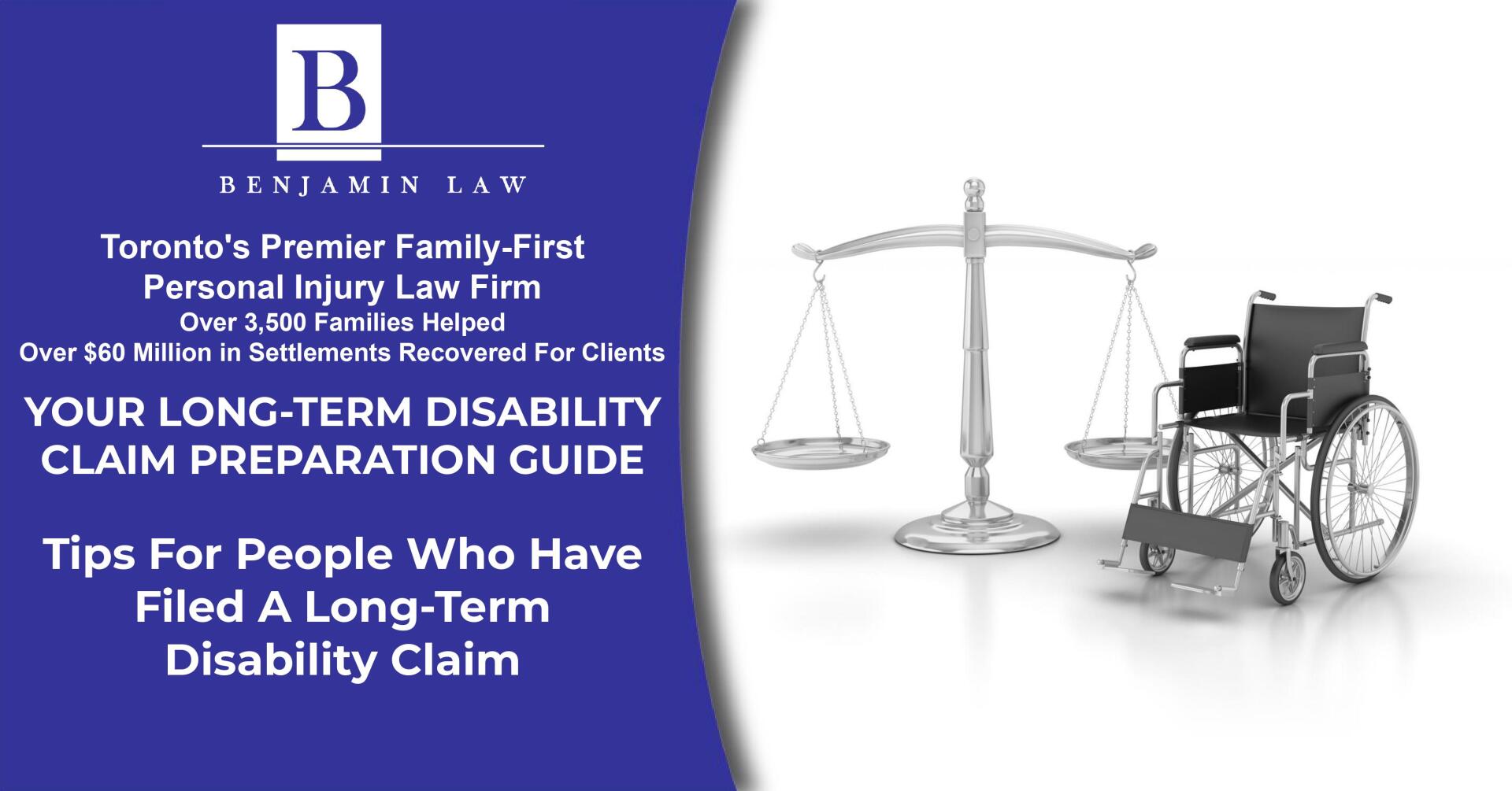 An advertisement for toronto 's premier family first personal injury law firm