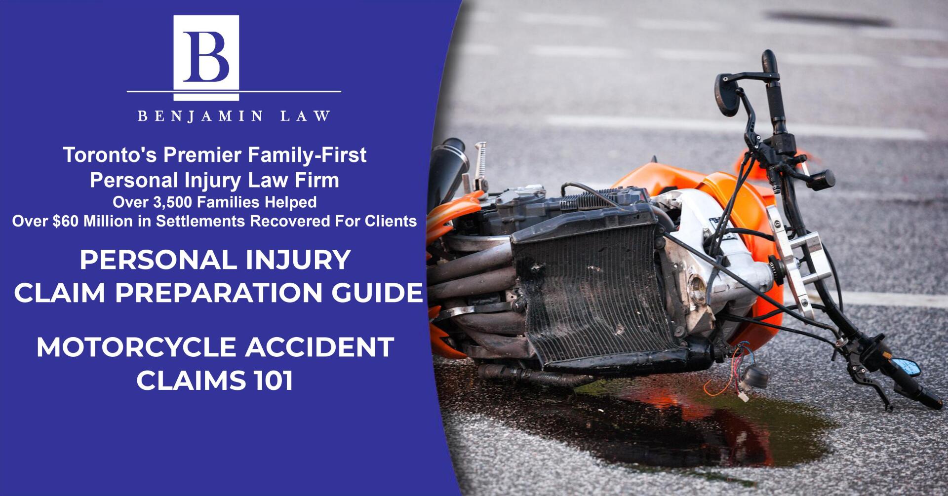 A motorcycle accident claim preparation guide for motorcycle accident claims 101