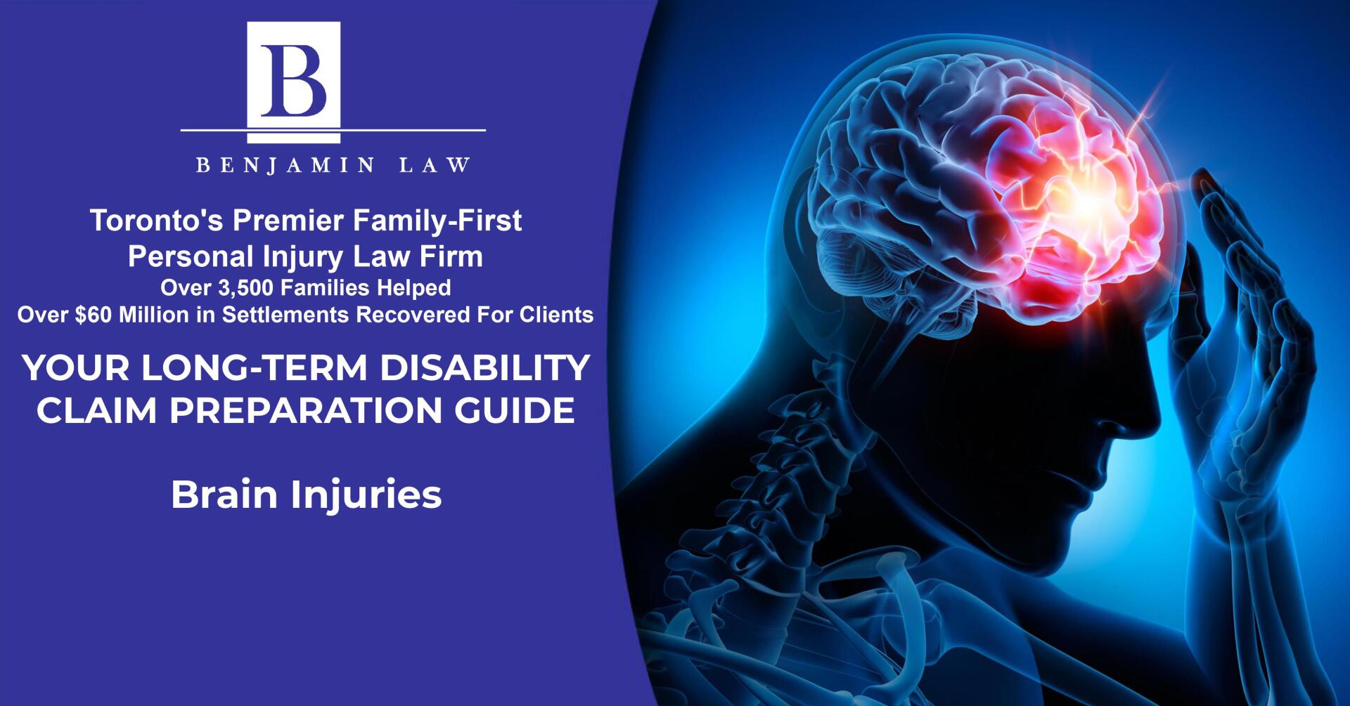 A poster for toronto 's premier family-first personal injury law firm