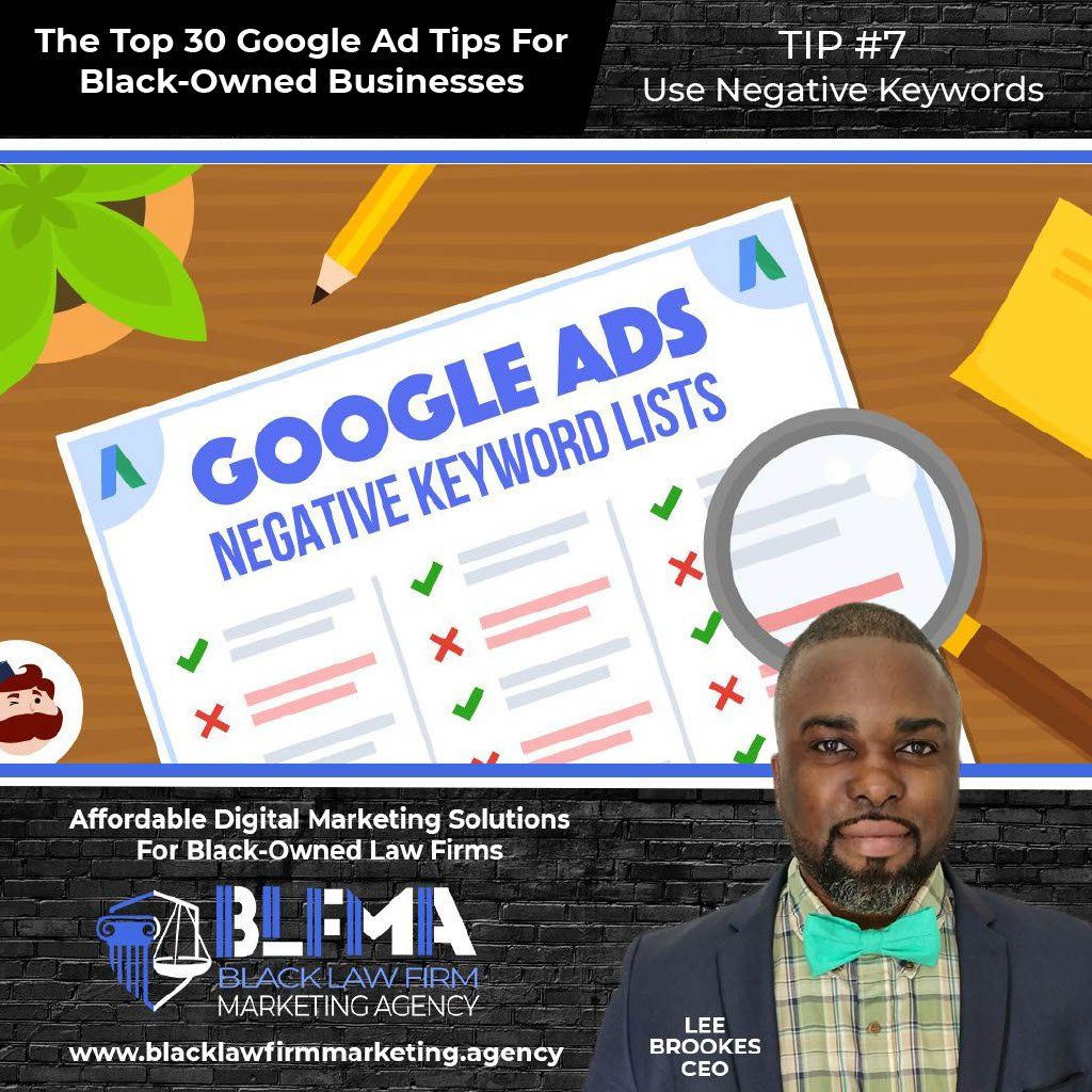 30 Google Ad Tips For Black-Owned Law Firms