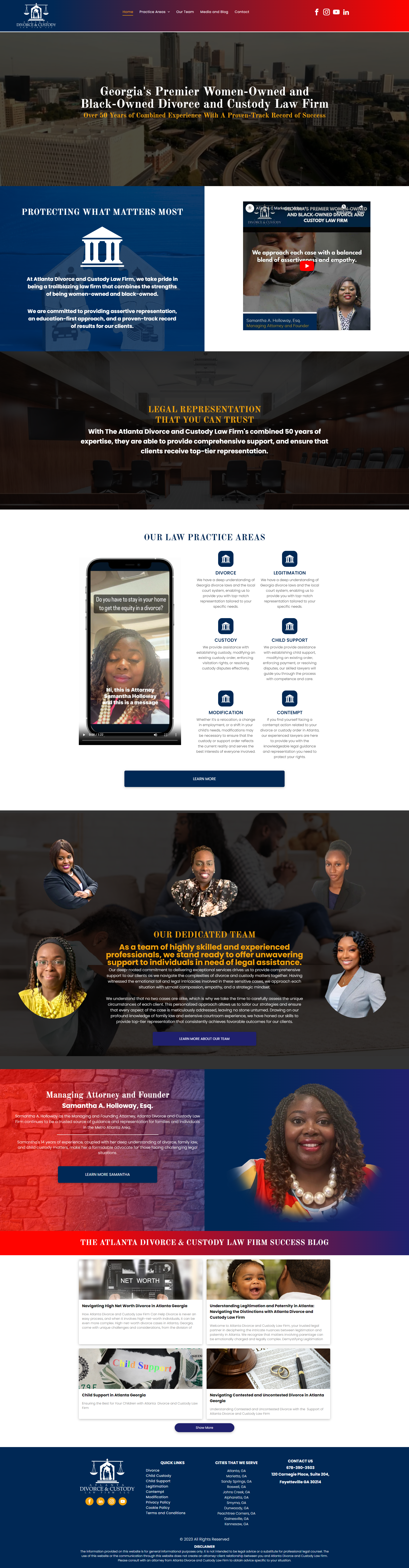 Responsive Website Design For Black Lawyers and Black-Owned Law Firms
