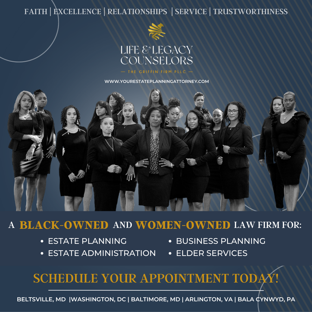 A black owned and women owned law firm for estate planning business planning and elder services.