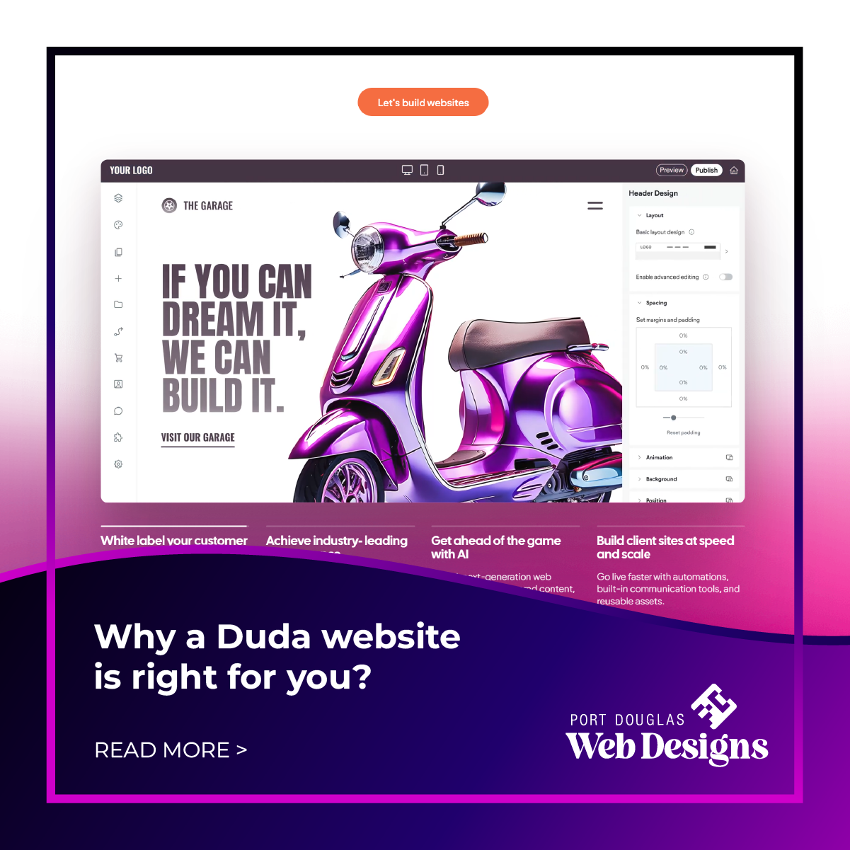 Why a duda website is right for you is a new blog update