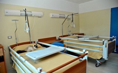 letti di una casa di riposo