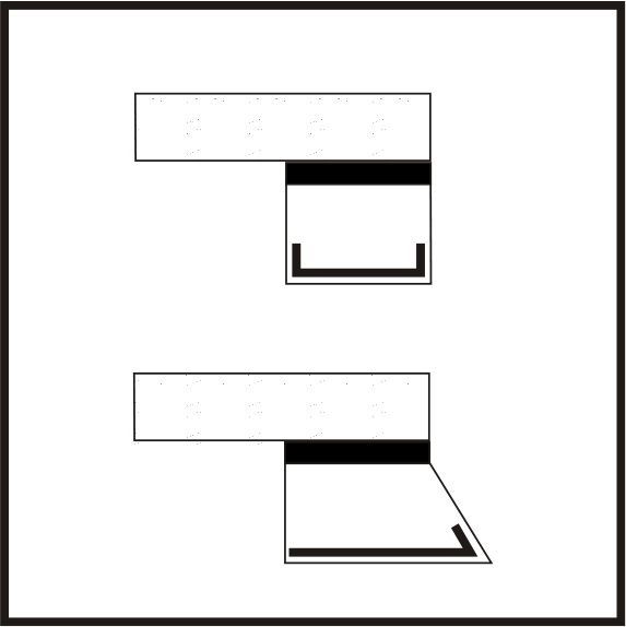 C'est un dessin en noir et blanc d'un escalier.