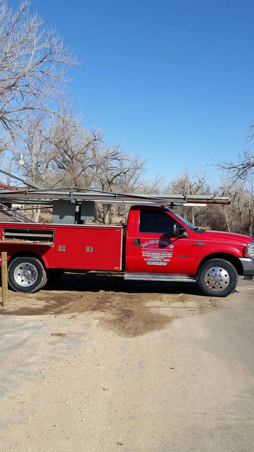 Well Repair Service Truck — Lamar, CO — Moore Well Service & Pump Supply