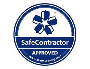 A black and white logo for ukas inspection and testing