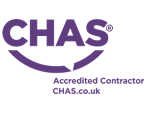 A black and white logo for ukas inspection and testing