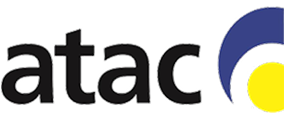 A black and white logo for ukas inspection and testing
