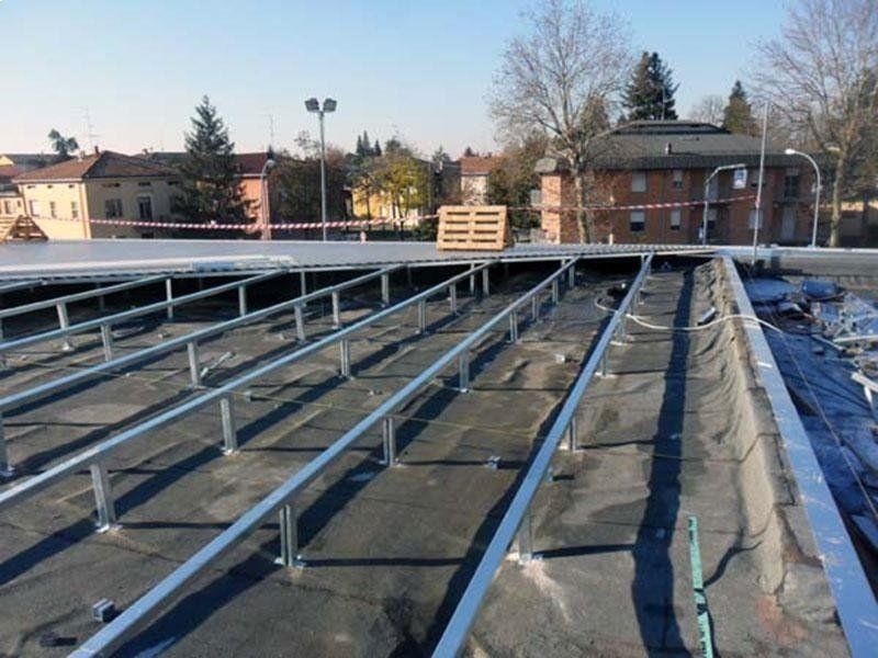 Copertura in lamiera preverniciata