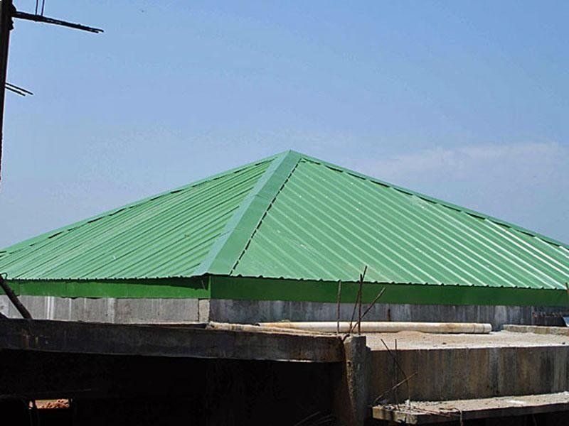 Copertura in lamiera preverniciata