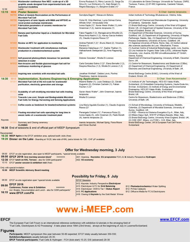 MEEP 2019 Programme