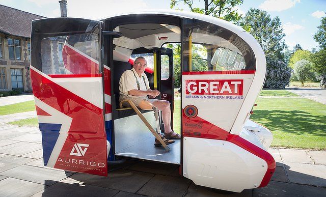 Elderly test out driverless cars