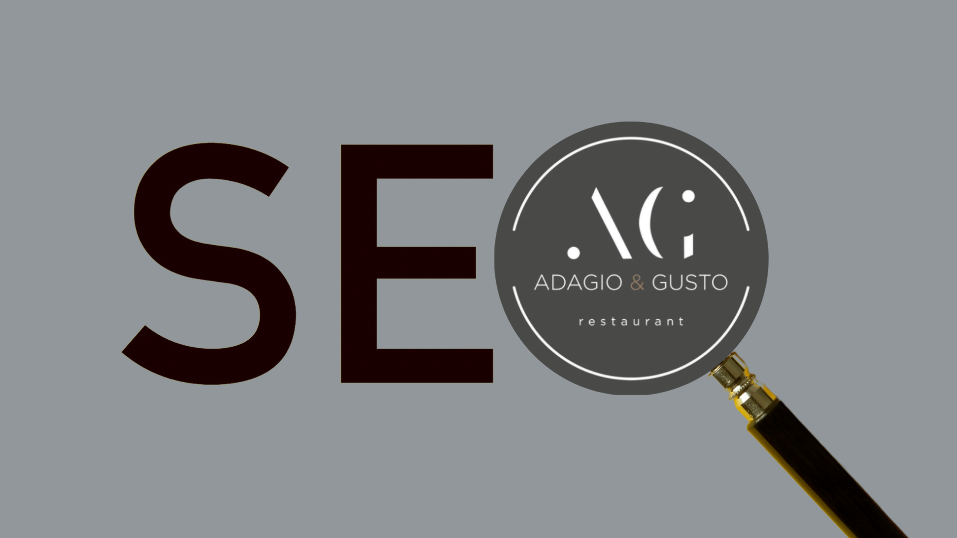 SEO, référencement naturelle pour adagio & Gusto- restaurant gastronomique italien