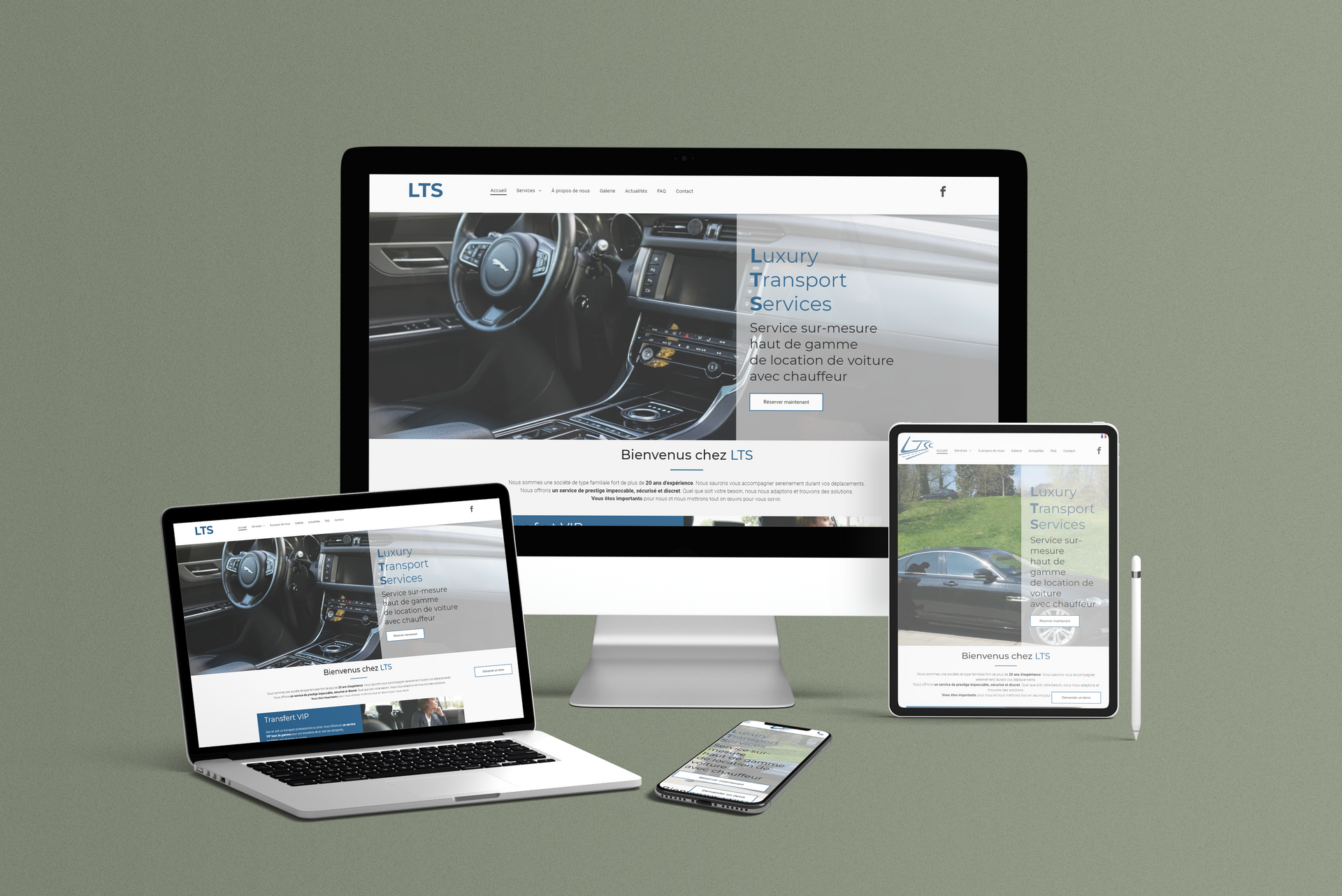 LTSC - site web pour l'industrie du transport/ taxi/ Limousines - made by VERSUS