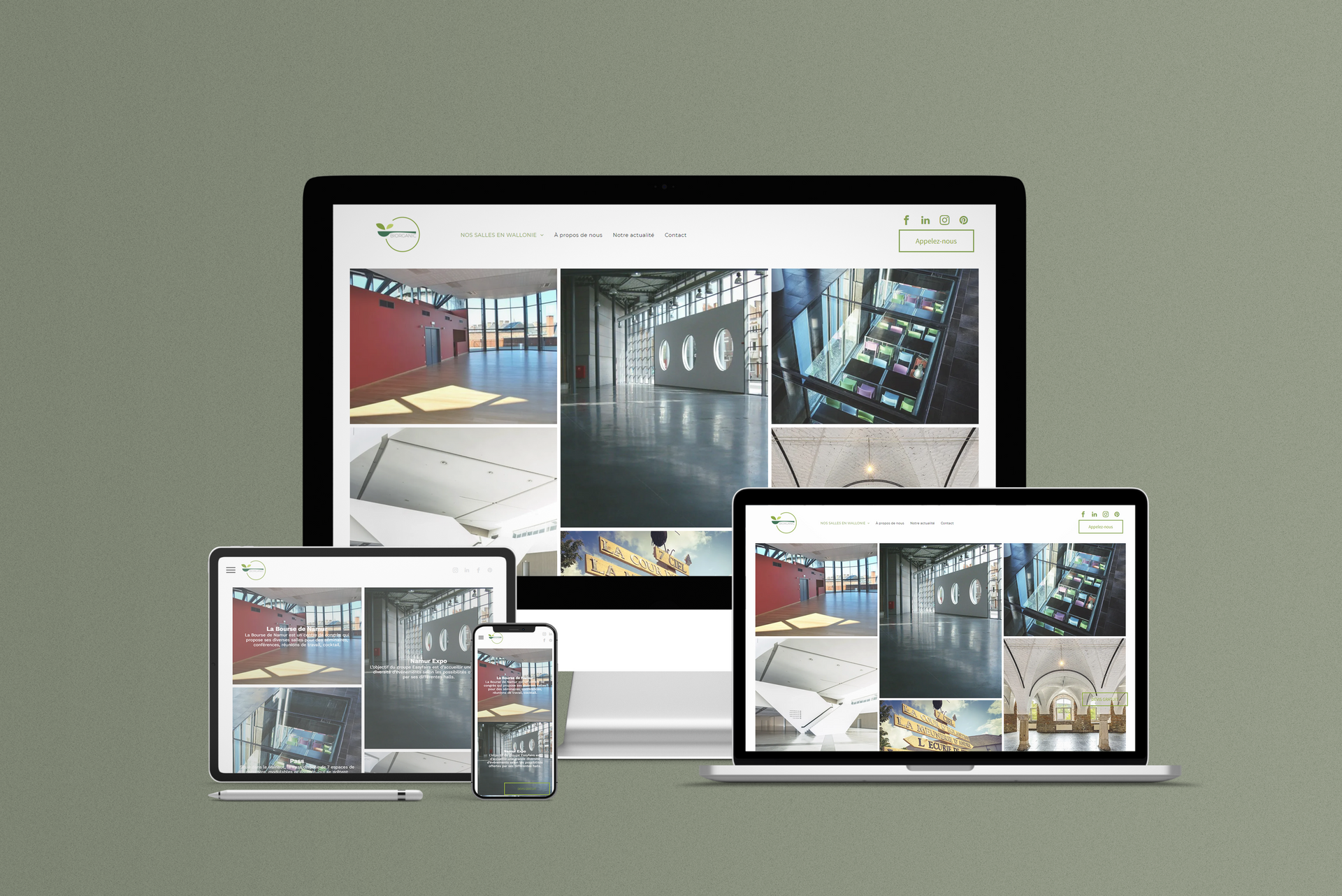 Versus communication - agence de communication digitale - Projet site internet locations salles