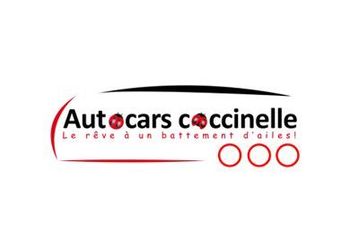 Logo Autocars coccinelle par l'agence VERSUS Communication Brabant wallon - Namur - Liège - Bruxelles