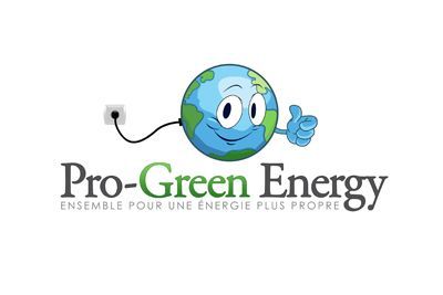 Logo Pro green energ  designé par l'agence VERSUS Communication