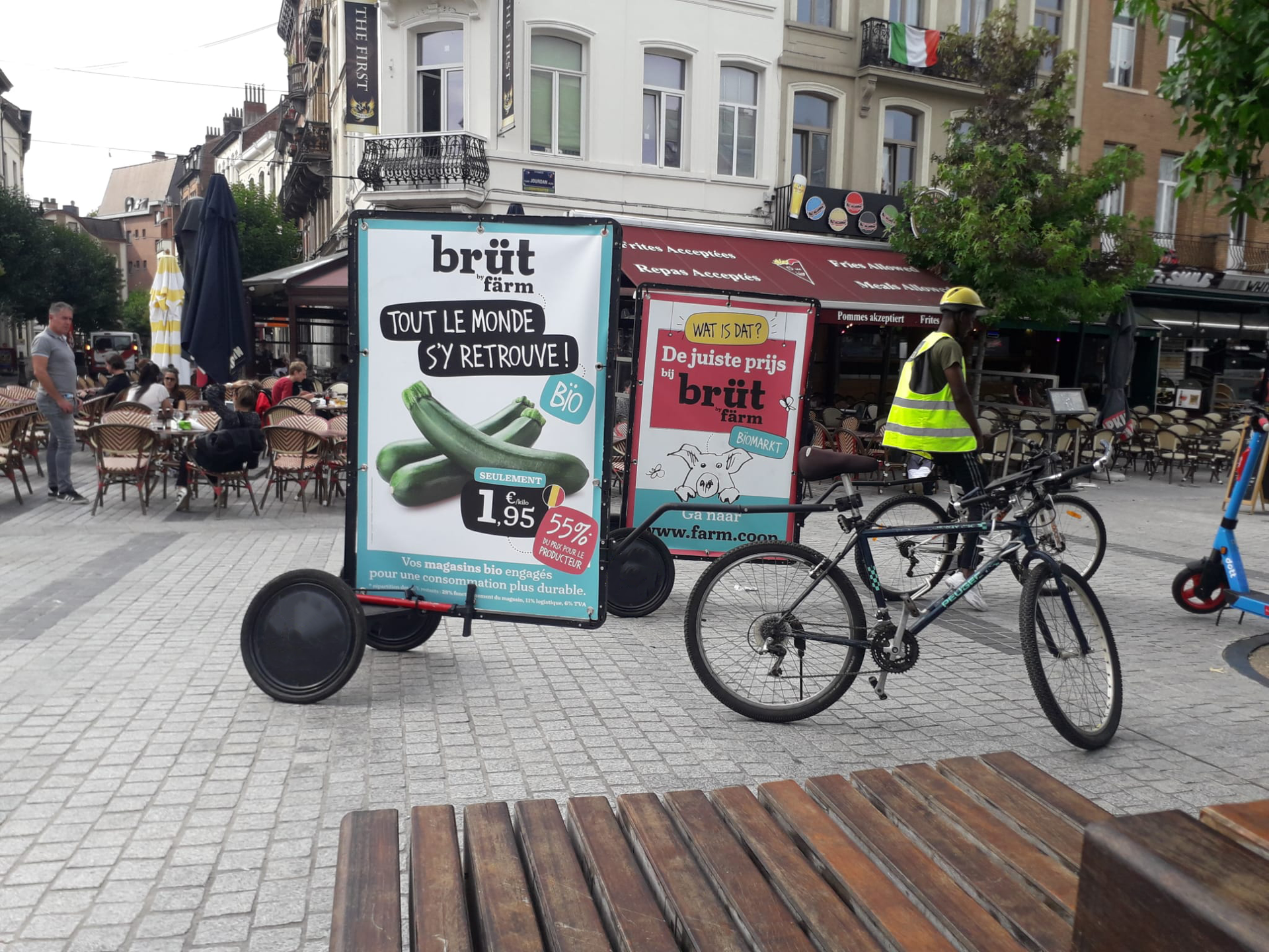 vélo publicitaire -