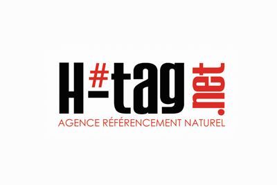 LogoH-tag. net  designé par l'agence VERSUS Communication