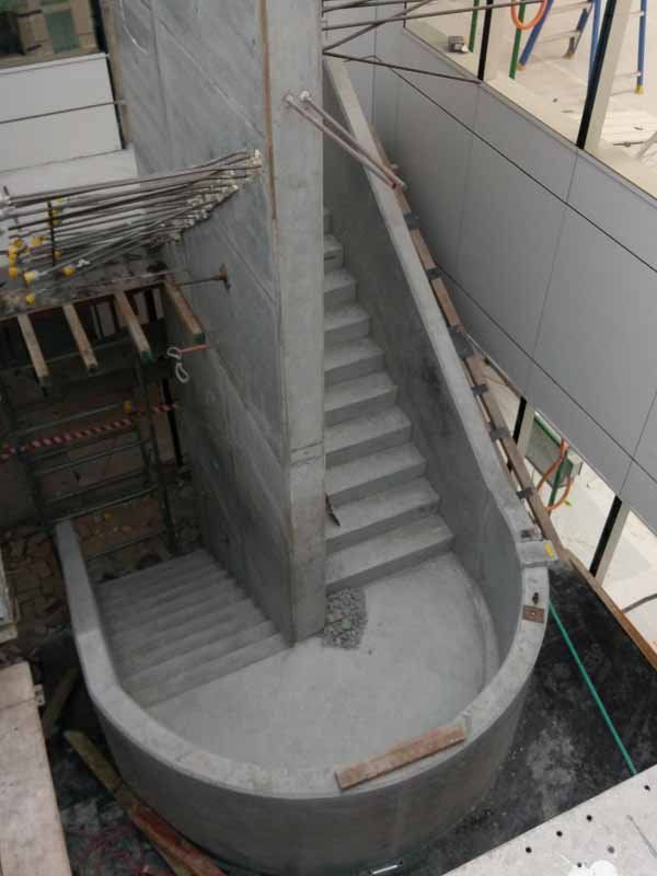 concrete staircase