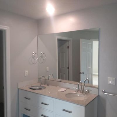 Frameless Bathroom Mirror — Highlands County, FL — Twilight Glass & Mirror