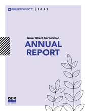 Issuer Direct | Annual Report Cover