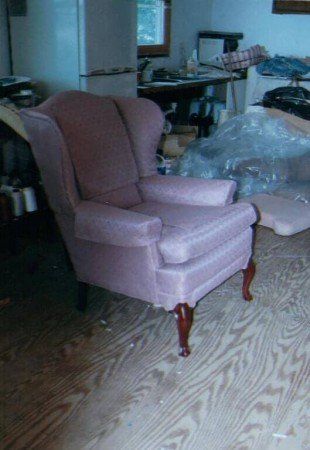 Wingback chair restoration - Furniture Restoration in Wanchese, NC
