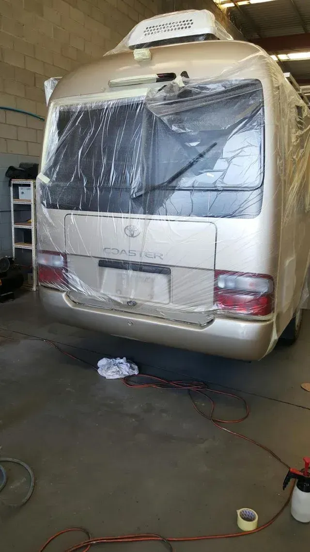 back of car paint repairs