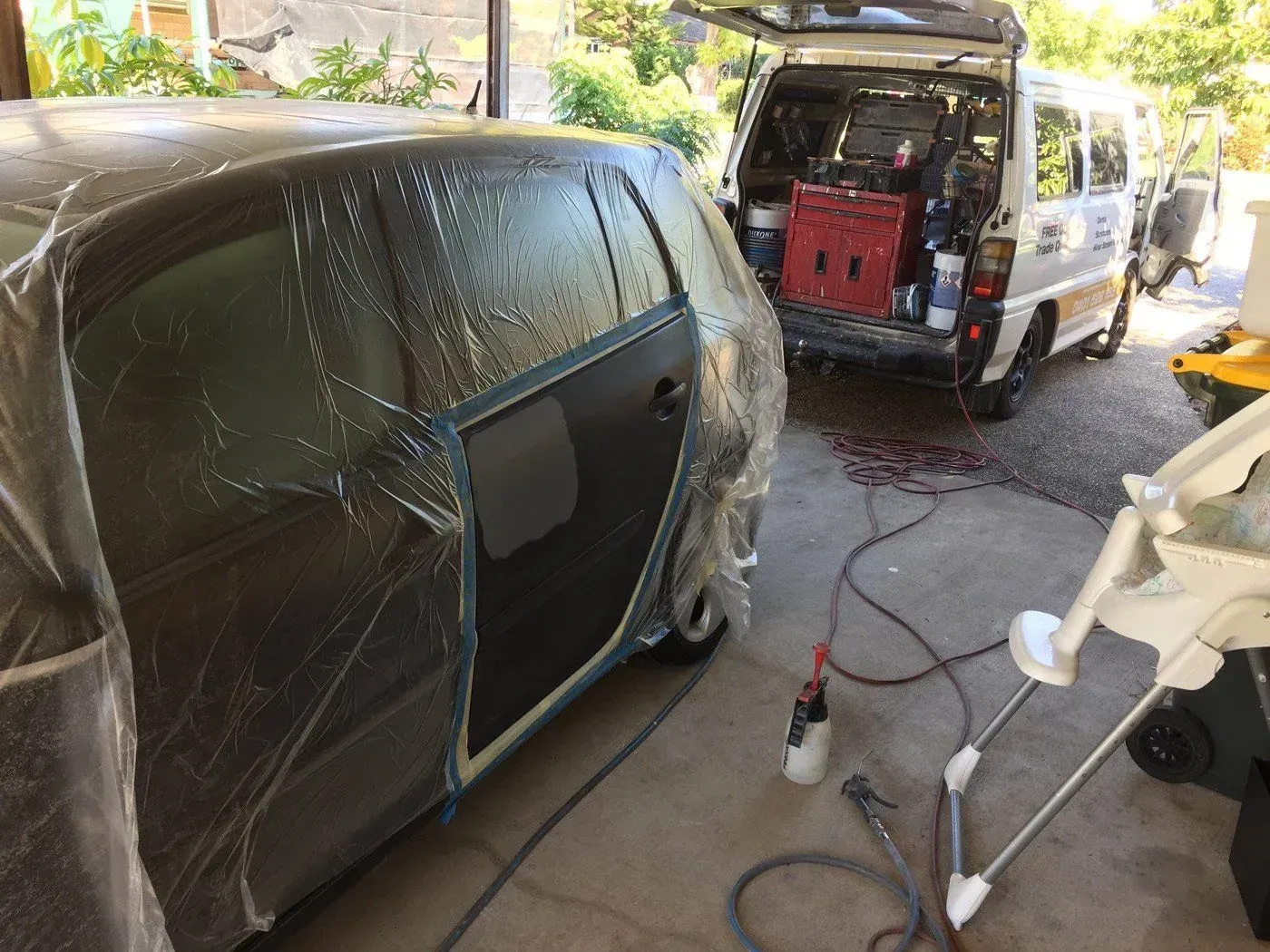 black car repair
