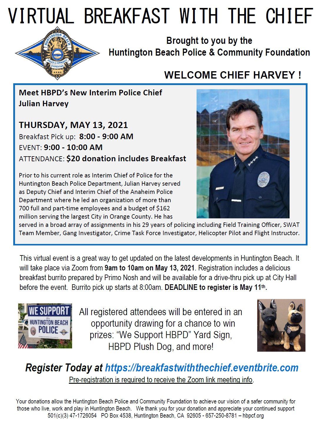 HBPCF Breakfast with the Chief
