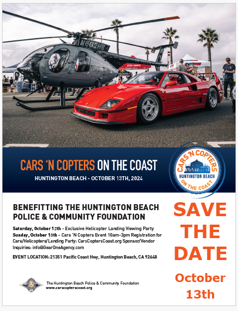 Cars N Copters 2024 Save the Date