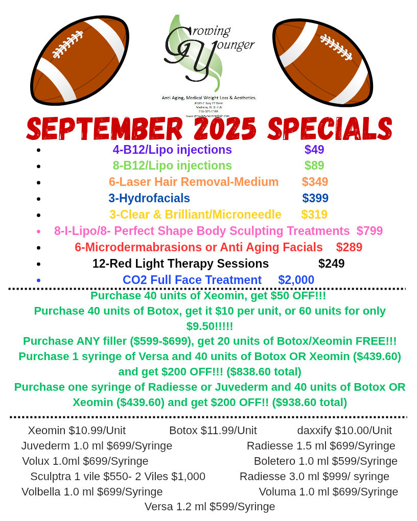 monthly specials