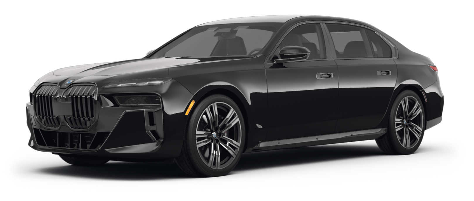 A black mercedes benz e class sedan is shown on a white background.