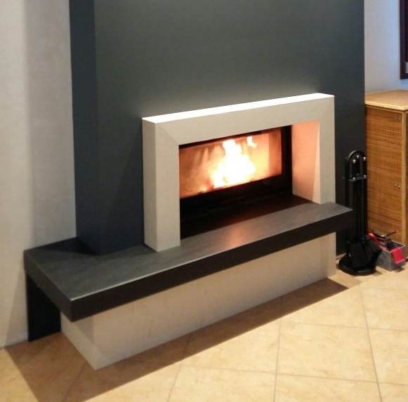 Quarzo Silestone marmo camino