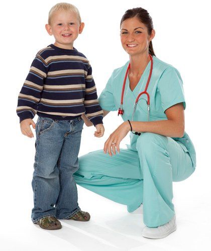 Pediatrician — Pediatrician And A Boy With Sweater in McDonough, GA