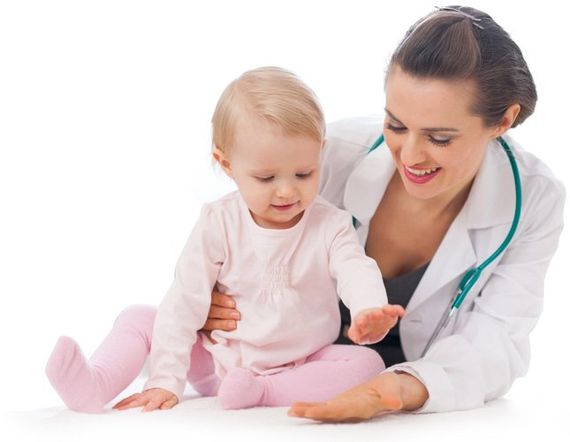 New Patient — Doctor Playing With The Baby Girl in McDonough, GA