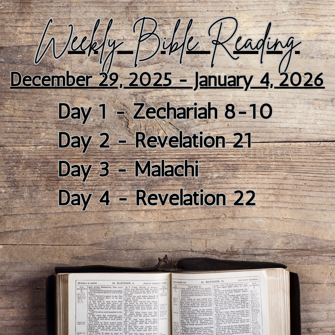 Weekly Bible Reading Graphic