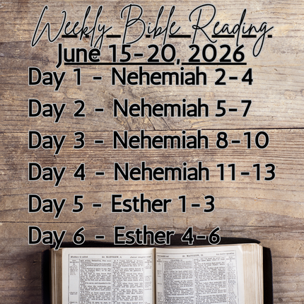 Weekly Bible Reading Graphic