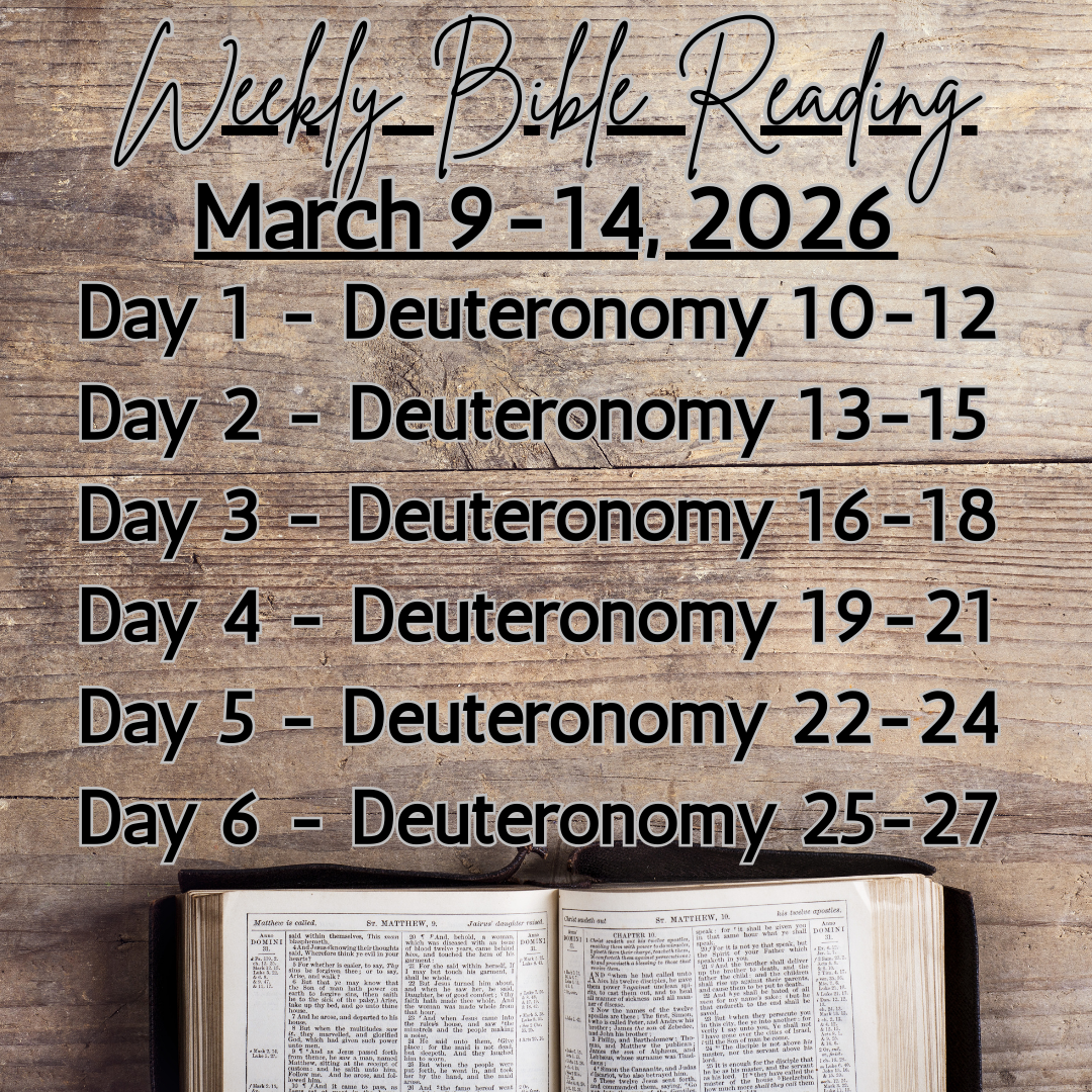 Weekly Bible Reading Graphic