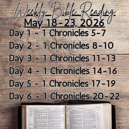 Weekly Bible Reading Graphic