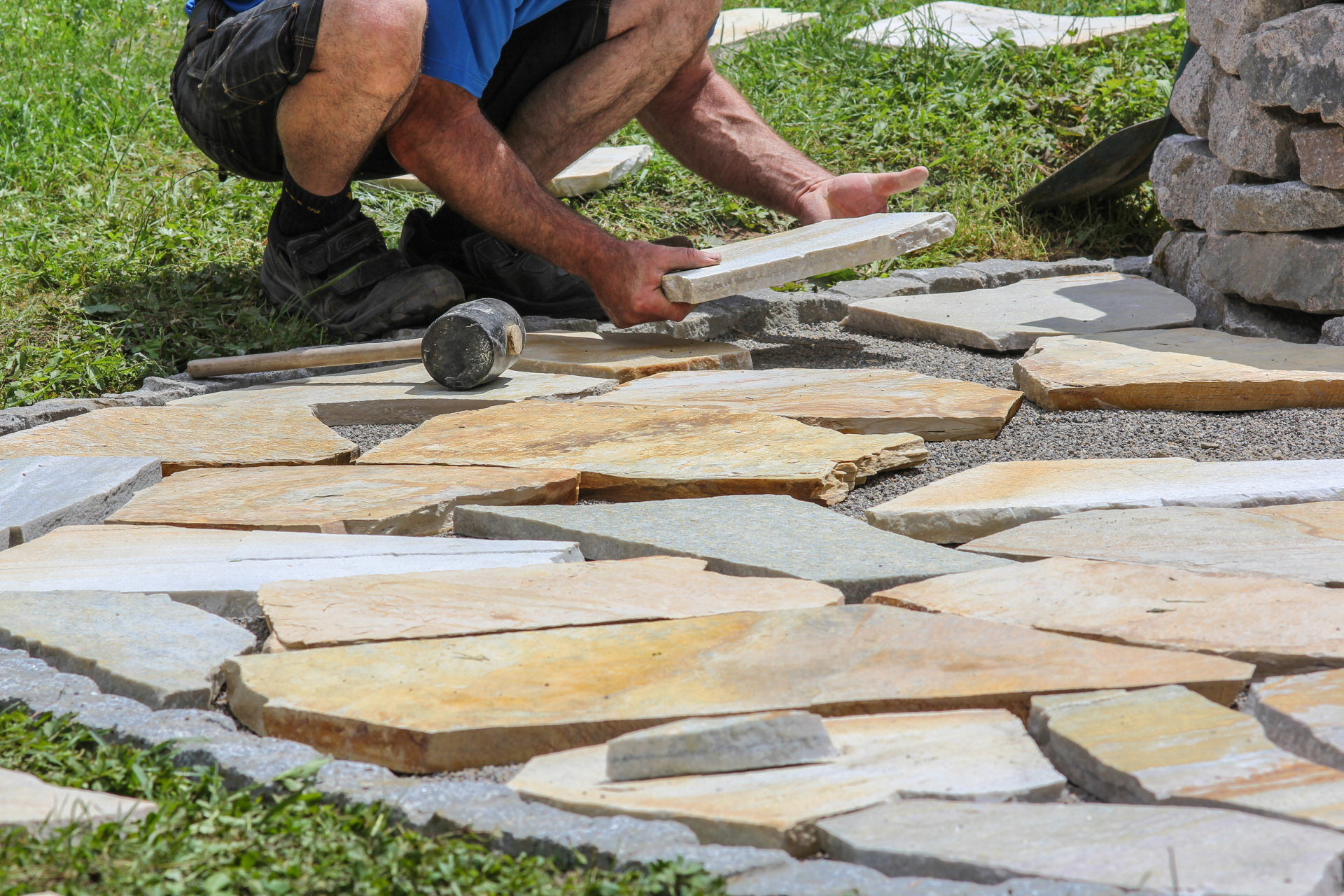 Fire Wood — Paver With Marble Plates in Waynesboro, PA