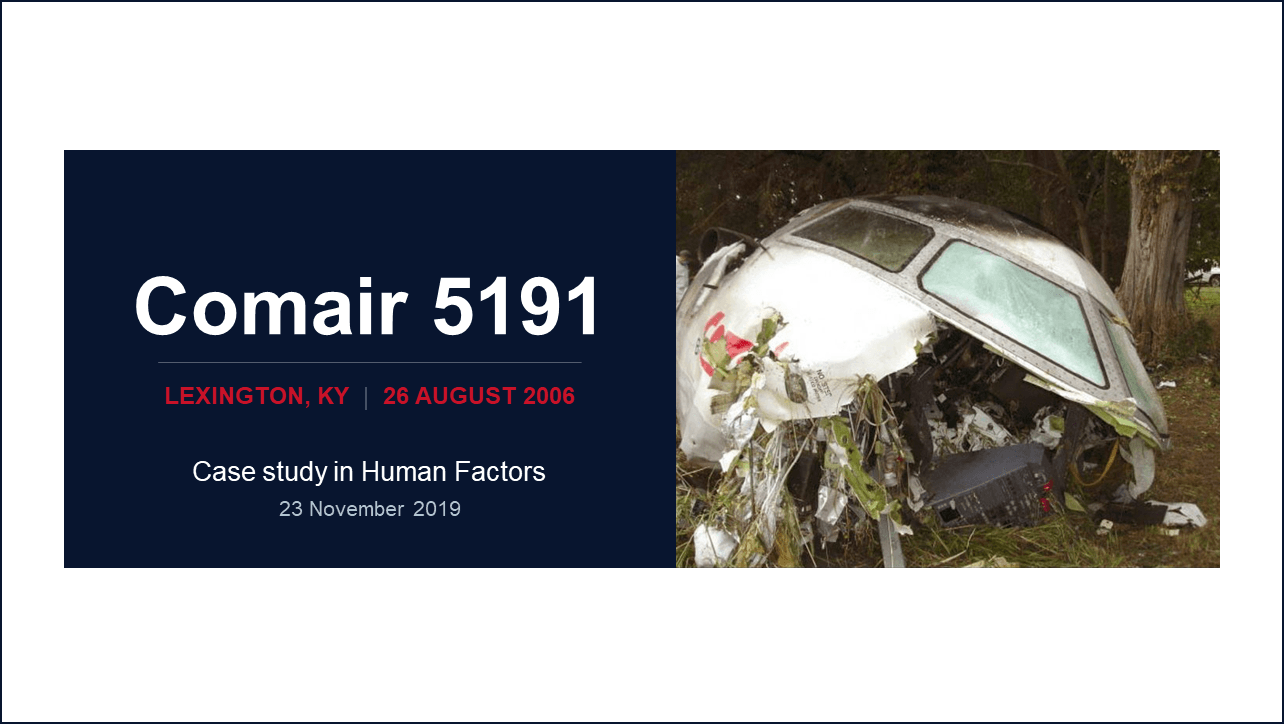 Comair 5191 accident title slide